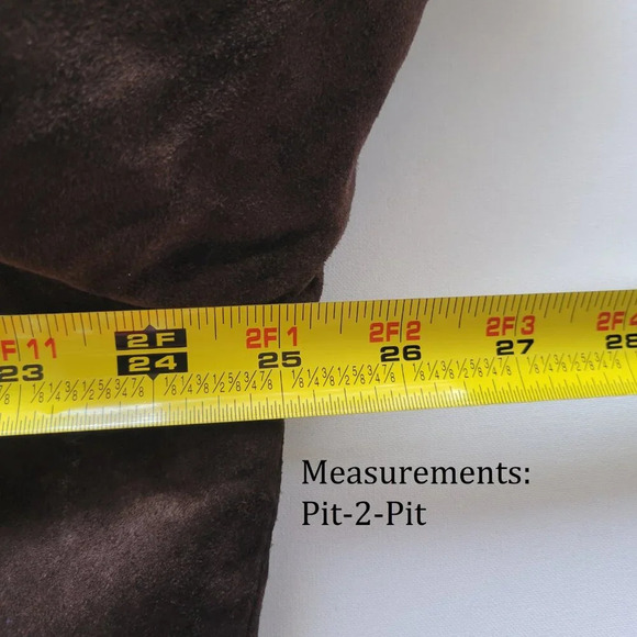 Live a Little Genuine Leather Suede Vintage Boho Hippie Jacket w/Grommets (Size: - Picture 13 of 16